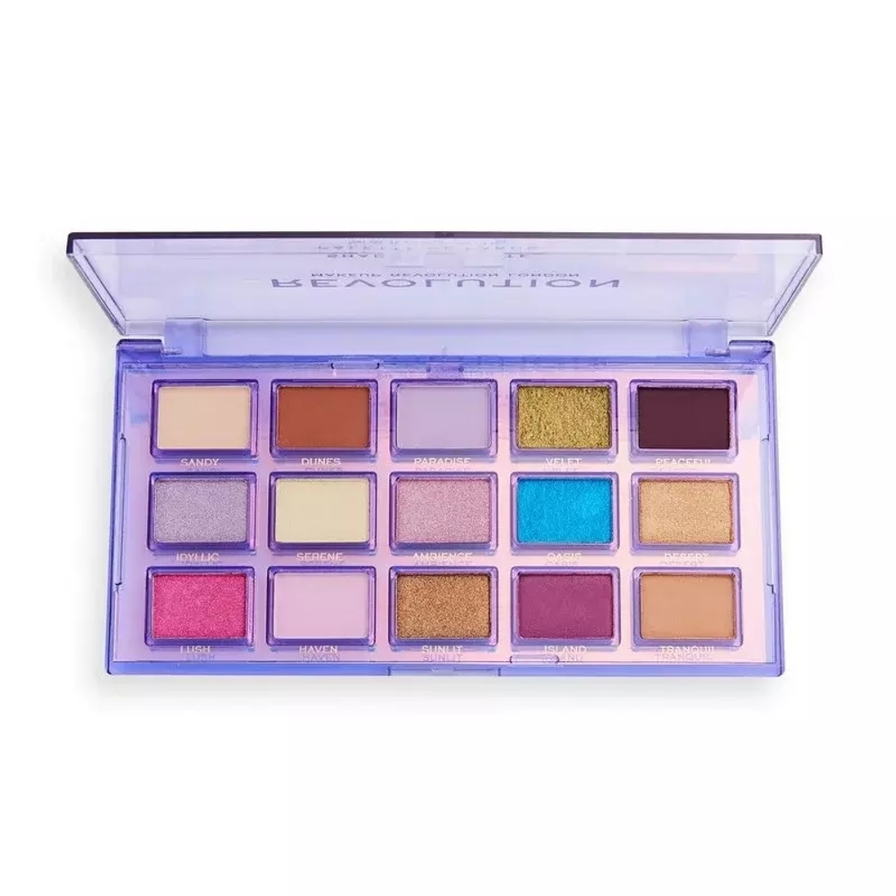 Makeup REVOLUTION Палетка теней д/век Refelctive Ultra Violet