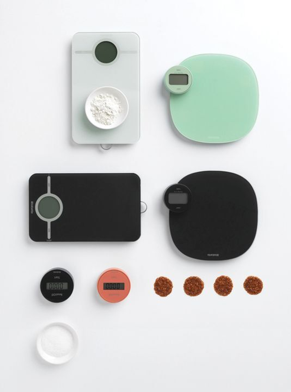 Цифровые кухонные весы Brabantia черные