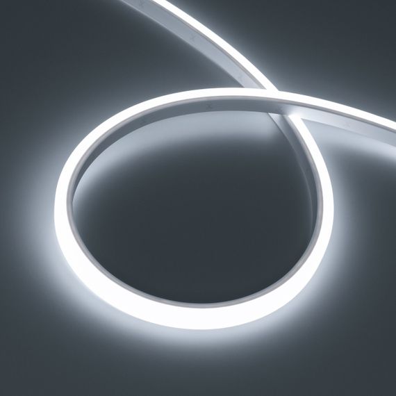 Светодиодная лента герметичная WAVE-TOP-PU-A144-10x10mm 24V White5700 (5 W/m, IP68, 3m, wire x1) Arlight 052595
