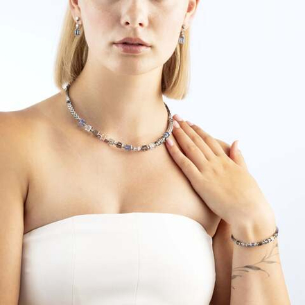 Серьги Coeur de Lion Blue-Silver 2100/21-0717