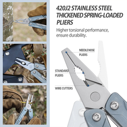 Мультитул Nextool Mini Sailor, серый, 10 функций (NE20156)