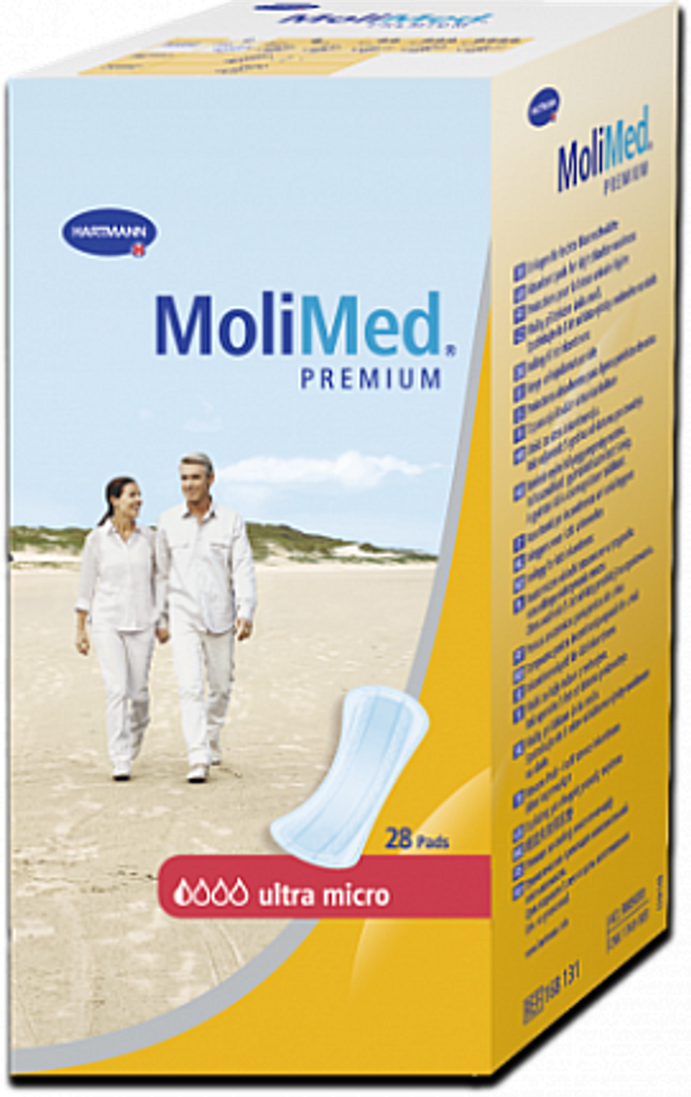 MoliMed Premium ultra micro - МолиМед Премиум ультра микро - Урологические прокладки, 28 шт. НДС 10%