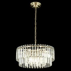 Citilux Фонда CL303193 Люстра хрустальная подвесная Бронза