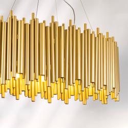 816202 Люстра SAVONA 20х40W G9 ЗОЛОТО