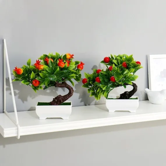 Бонсай в горшке &quot;Деревце плодовое&quot; 10х18 см