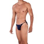 Мужские трусы стринги темно-синие Pikante KHAN THONG 033308