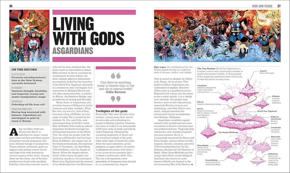 The Marvel Book: Expand Your Knowledge Of A Vast Comics Universe Hardcover