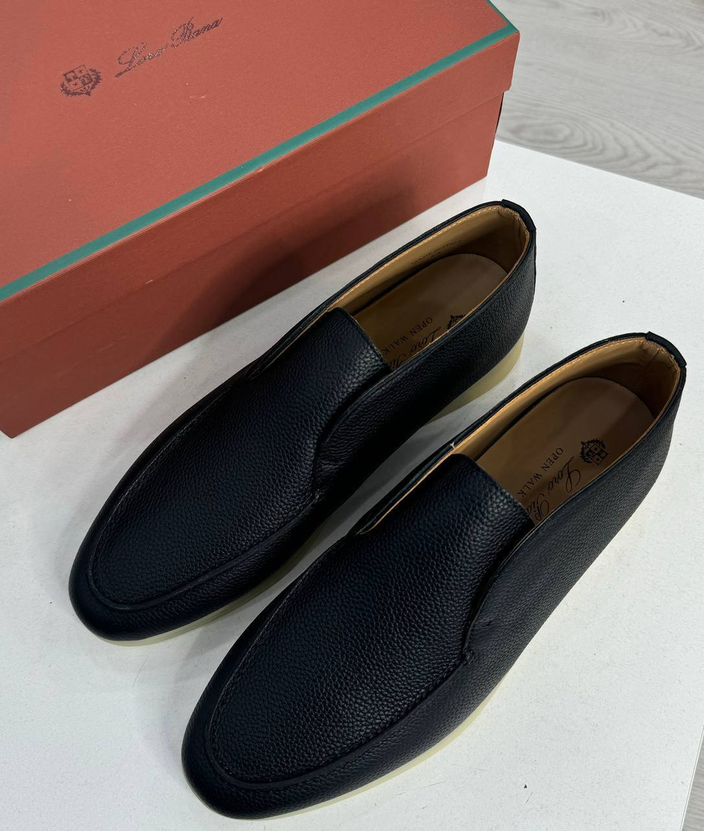 Лоферы Loro Piana с меховой стелькой