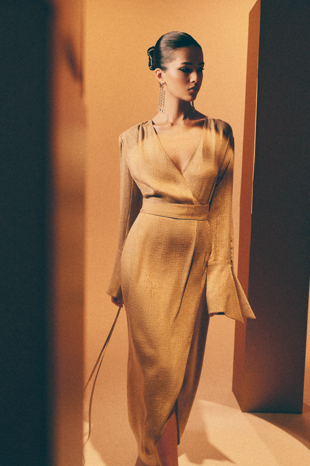 Платье KASSIA, золотой