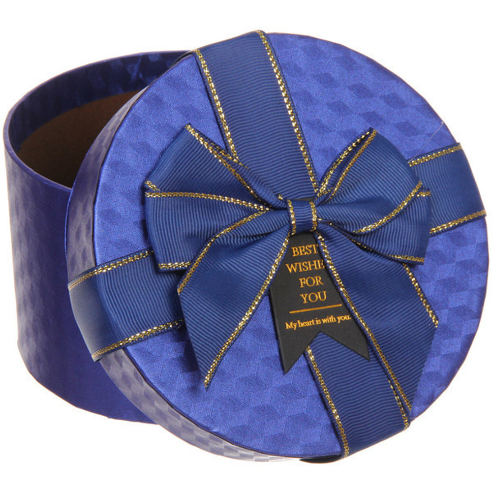 Коробка подарочная «Неожиданный подарок» 14*14*8 см, синий