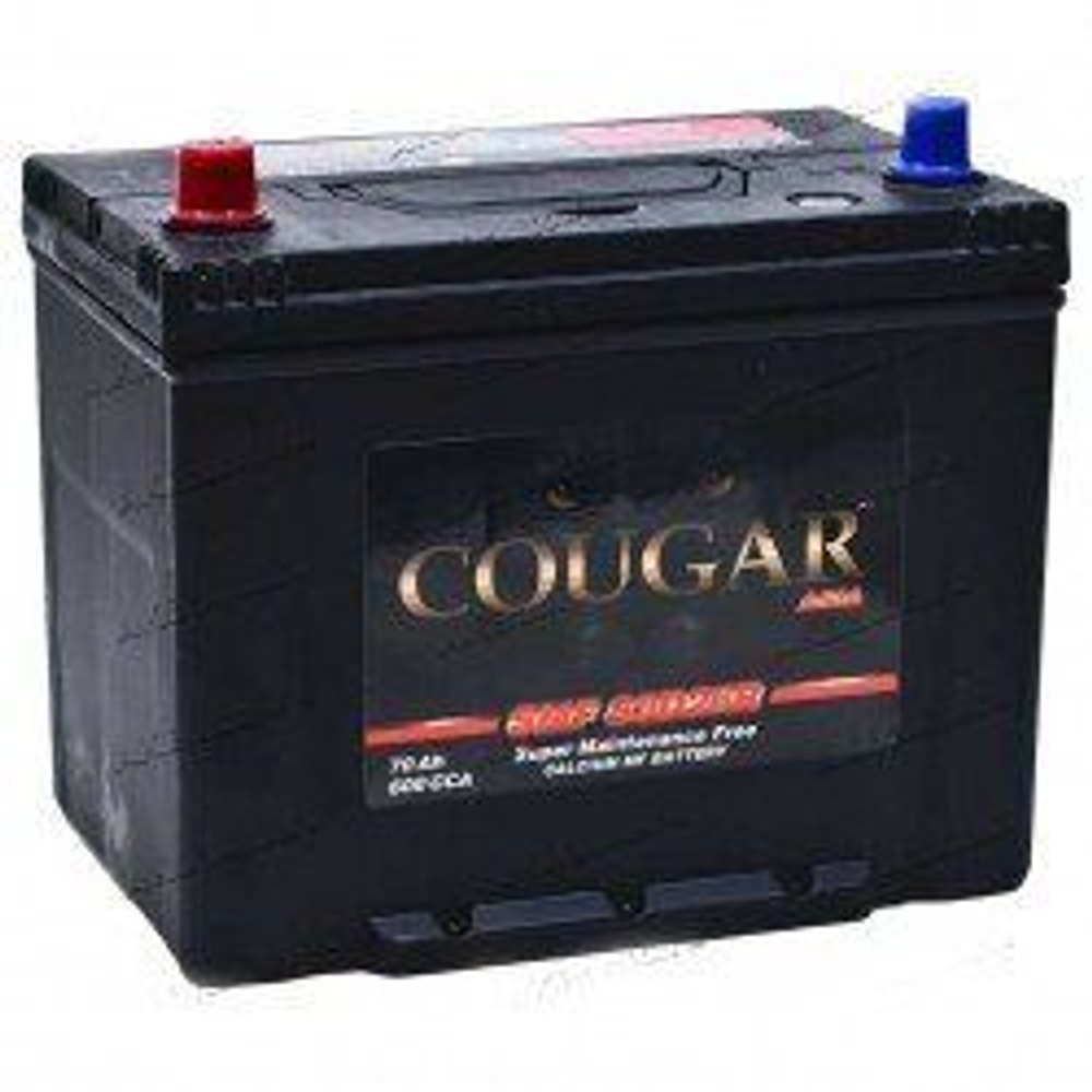 Аккумулятор 6СТ-80 А.ч., о.п., R+,COUGAR