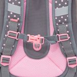 Ранец GRIZZLY анатомическая спинка, с брелоком, для девочек, "RABBIT", 36х29х18 см, RAf-292-3/2