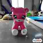 Качалка в игровую комнату «Розочка», 2×0,7×1,4 м