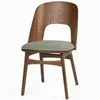 Стул Dignis, орех с серым сиденьем