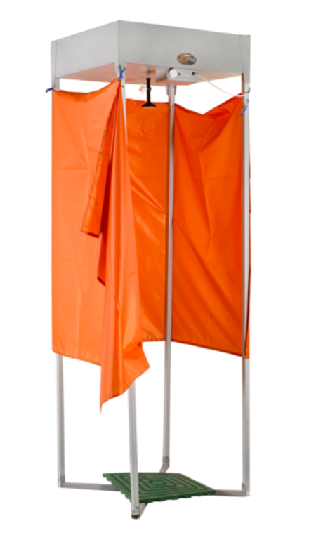 Душ дачный Д-135-П (135л) с подогревом Вихрь