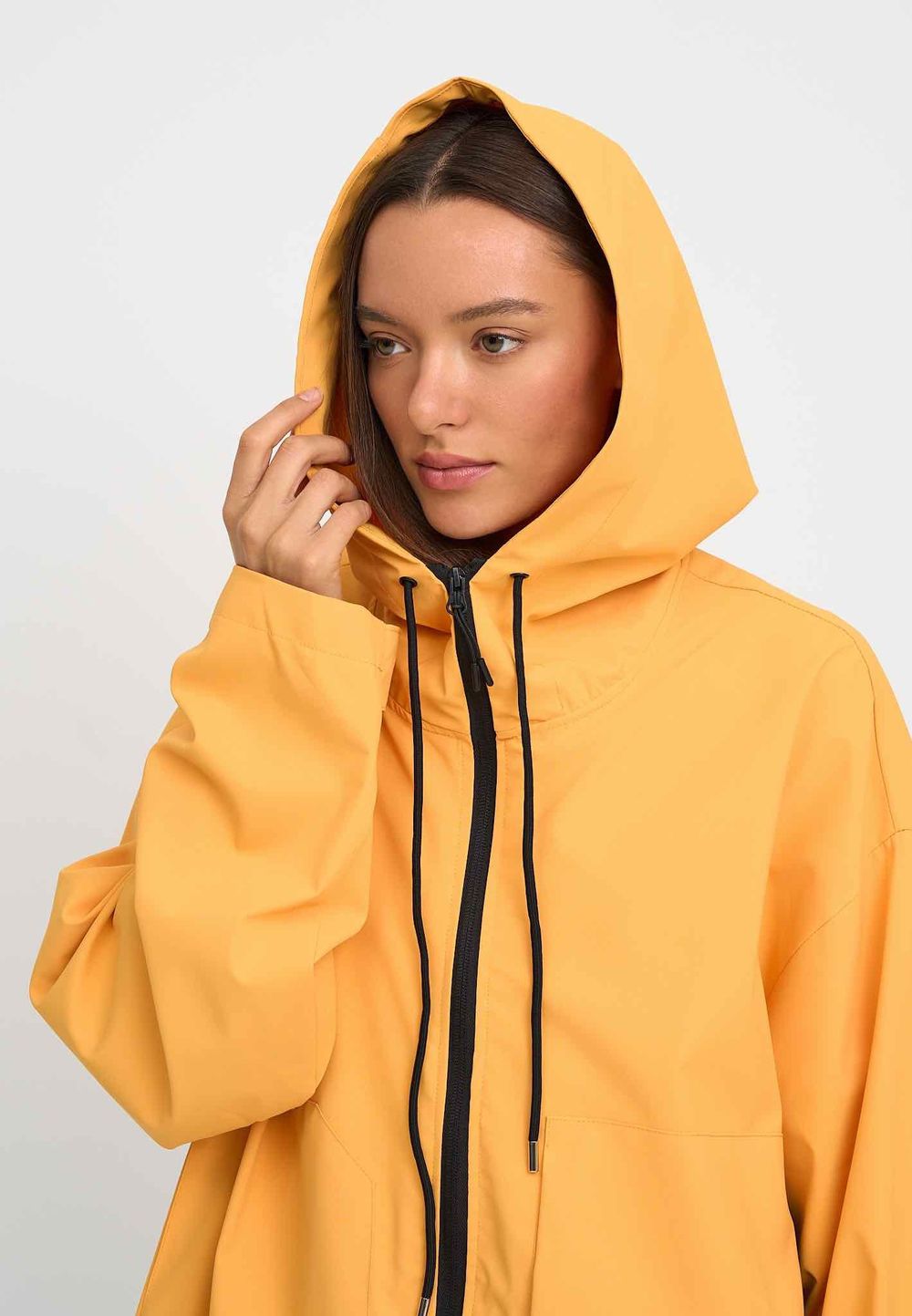 Плащ Kefirmaykifer Оверсайз желтый