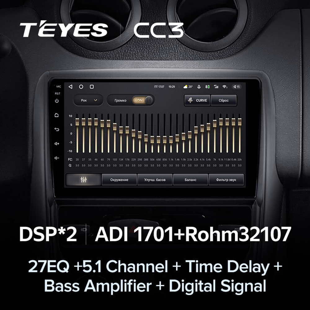 Teyes CC3 9" для Renault Duster 2010-2015