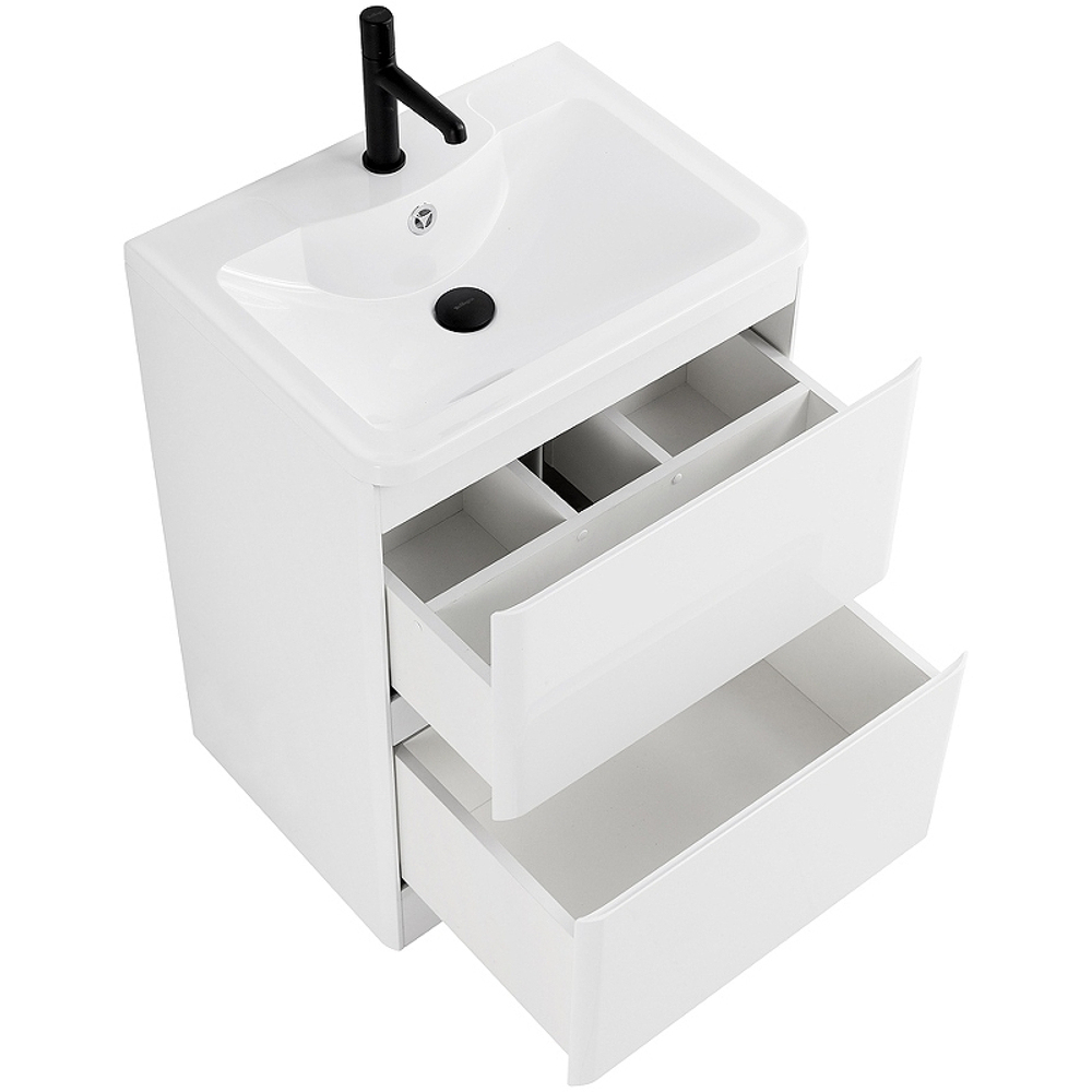Тумба под раковину BelBagno 60 ALBANO-600-2C-PIA-BL Bianco Lucido