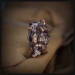 Брелок для ключей "Сталкер" , латунь