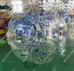 Бампербол ТПУ, диаметр 1,8 м, с синими держателями