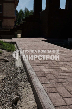 Тротуарная плитка ПРЯМОУГОЛЬНИК А.2.П.4 200x100 мм Листопад гранит Хаски