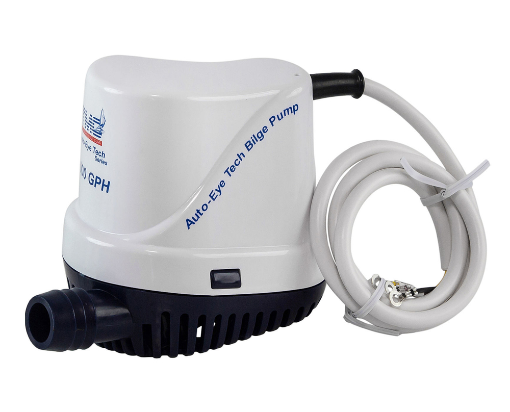 Помпа осушительная, 12 В, 1000GPH (3785 л/ч), автоматическая