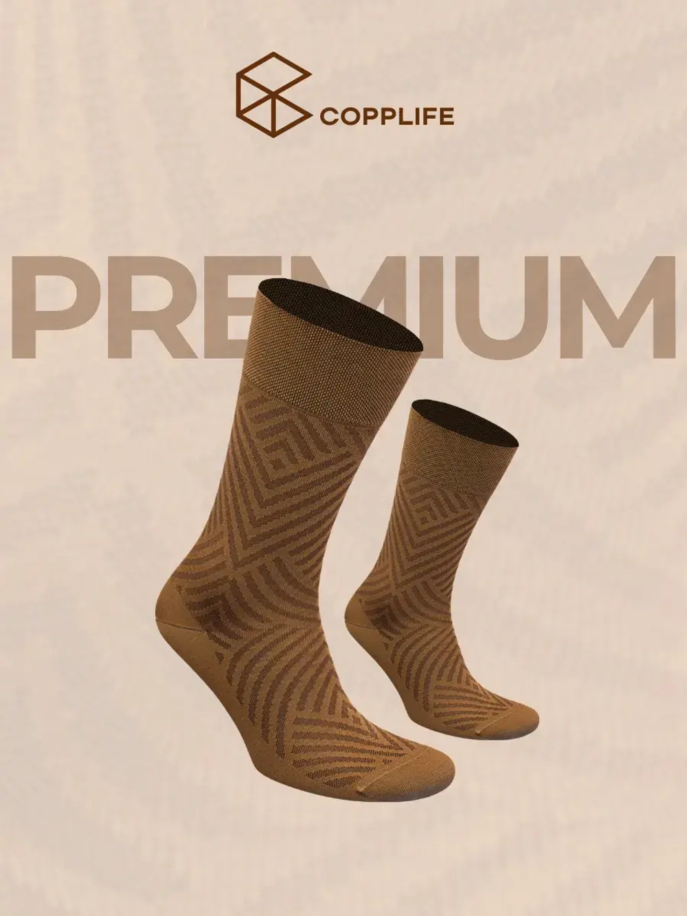 Носки COPPLIFE PREMIUM с полосками