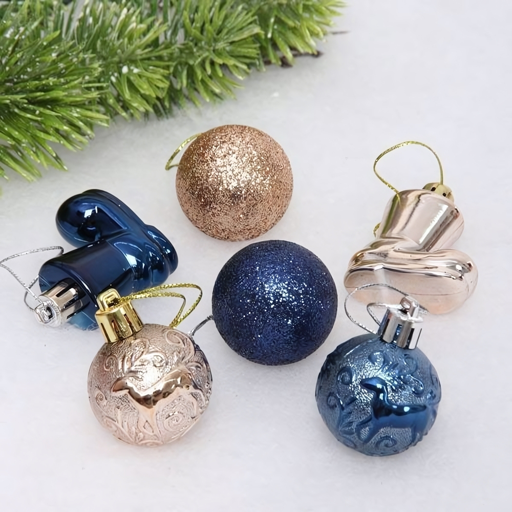 Набор украшений "Волшебное сияние" 4 см (13 предметов),сапфир/шампань (Серпантин)