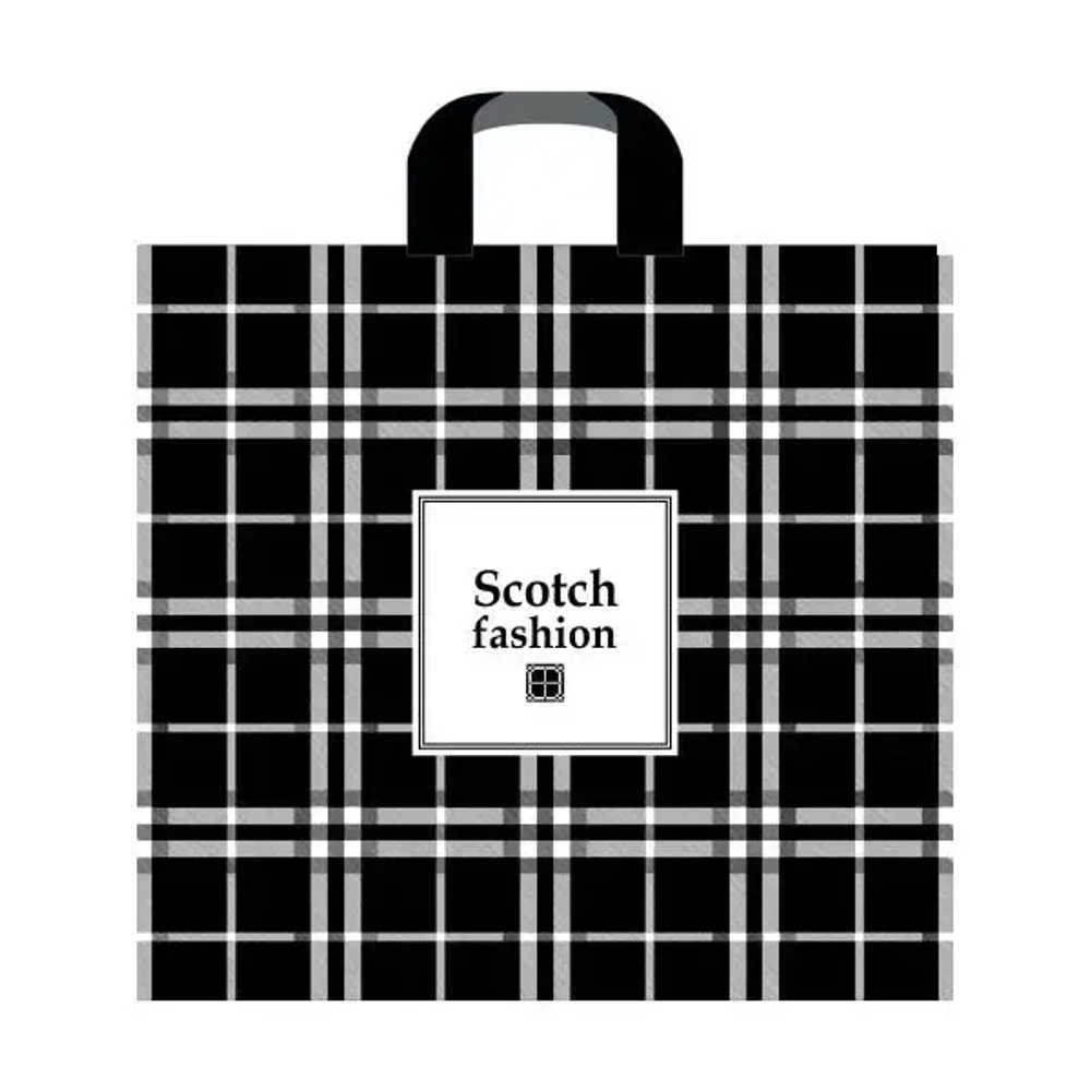 Пакет ПЭ с петлевой ручкой 40+4см(Скотч) Артпласт (х25) (комплект 25 шт)