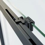 Душевой уголок Vincea Soft 2 100х80 VSR-3SO28010CLB стекло прозрачное/профиль черный