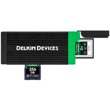 Delkin Devices CFexpress Type B Card / SD UHS-II USB Картридер