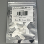 Пропеллеры Gemfan 35mm 3х лопастные 1.0mm Вал (4 Штуки) Белые