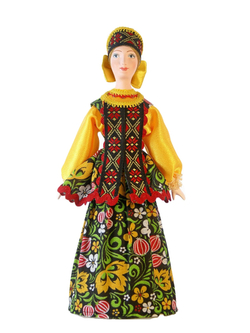 Кукла коллекционная в Девичьем праздничном костюме