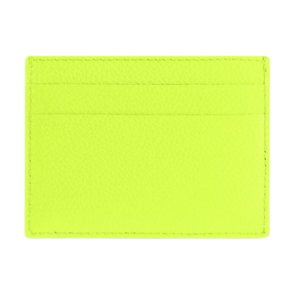 Balenciaga Cash Cow Leather Card Holder Card Holder Men"s Yellow