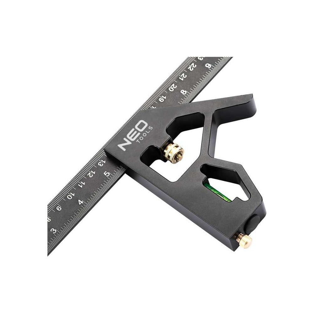 Угольник комбинированный, квадрат NEO TOOLS 30 см 72-127