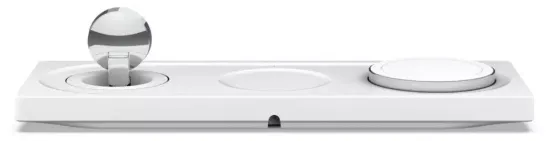 Беспроводная зарядная панель Belkin BoostCharge Pro 3-в-1 с MagSafe, белая