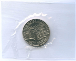 1/2 доллара 1986 (D). США. Нация иммигрантов. Медь с плакировкой UNC в родной коробке с сертификатом