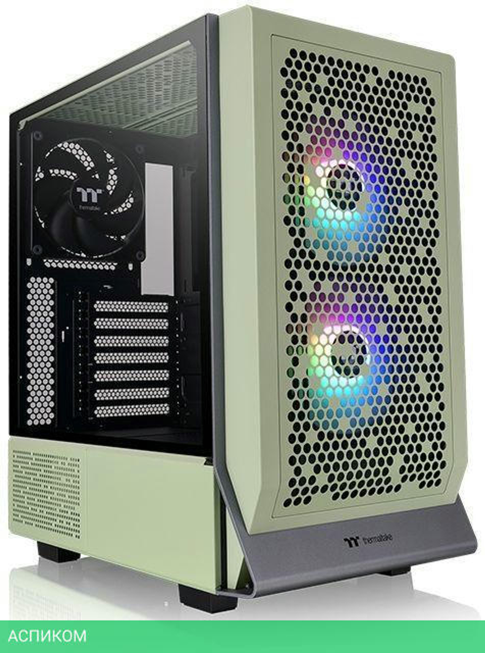 Корпус Thermaltake Ceres 300 TG ARGB E-ATX без БП Matcha Green (CA-1Y2-00MEWN-00)