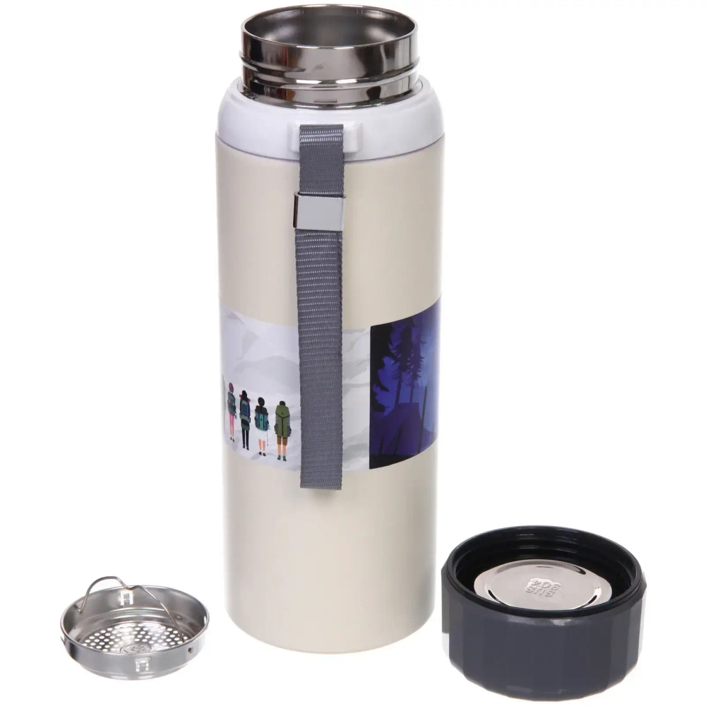 Термос 800мл «Эверест» белый