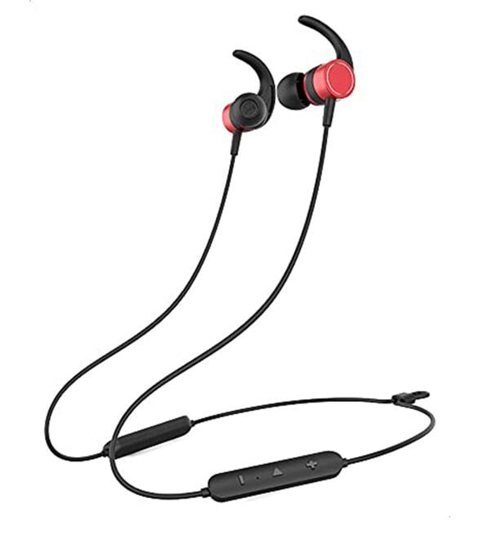 Спортивные наушники Bluetooth YISON E17 (черно-красный)