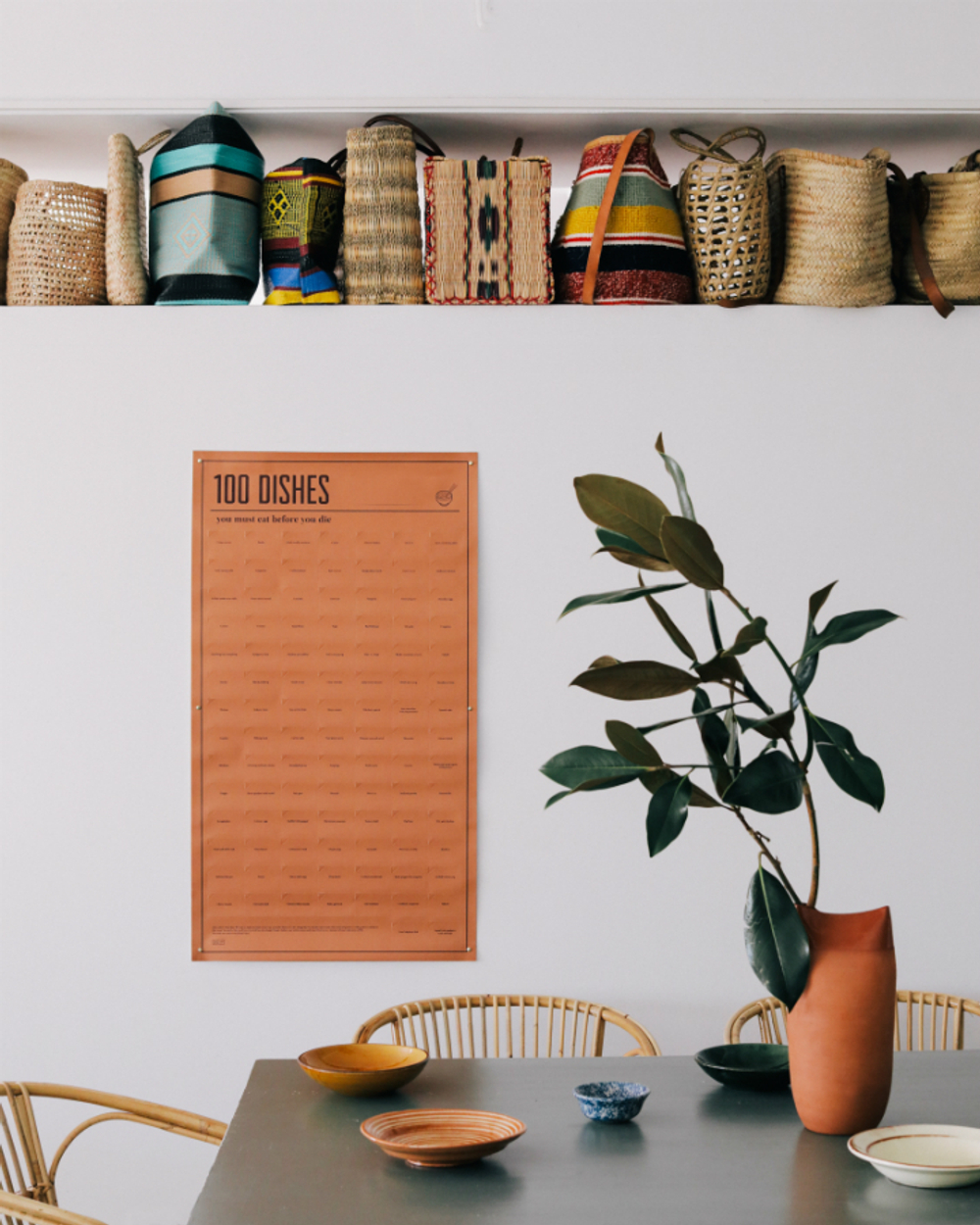 Постер «100 блюд, которые нужно попробовать, прежде чем умереть»