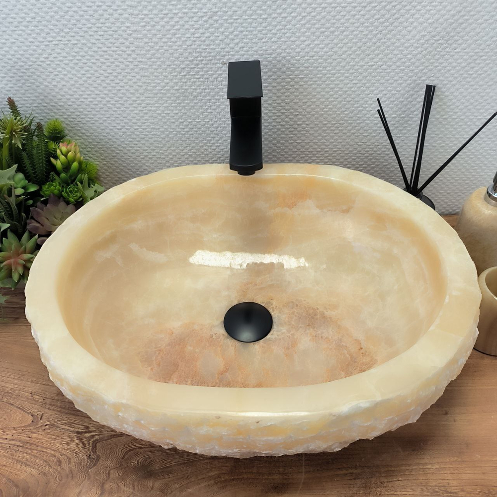 Раковина из оникса Erozy Yellow EO-62576 51*40*15 0095