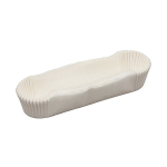 Капсула для эклера 11х2.8х2.6 белая 18 -25 шт.