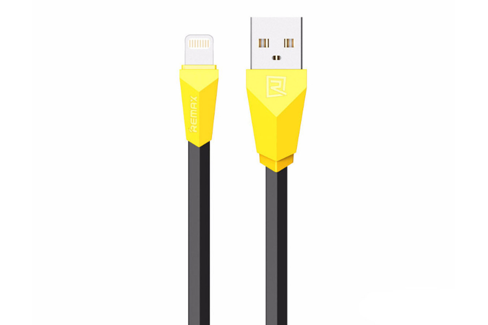 Кабель USB - Lightning Remax Aliens (черный) 1м RC-030i
