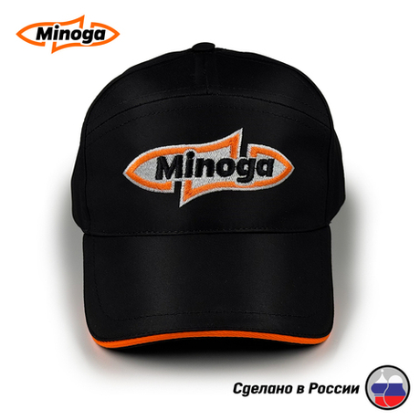 Бейсболка Minoga черная