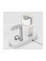 Док станция 3 в 1 Base 19 iPhone/Apple Watch/AirPod (CS7201-TS) Silver COTEetCI