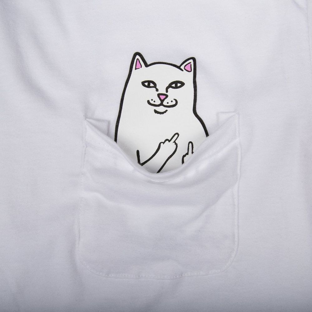 Футболка Rip N Dip Lord Nermal Peace Pocket Tee White