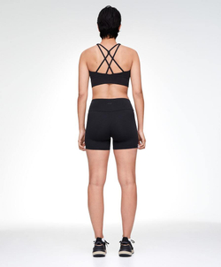 OYSHO Велосипедки Hot Pants Comfortlux с высокой посадкой длиной 10 см, черный