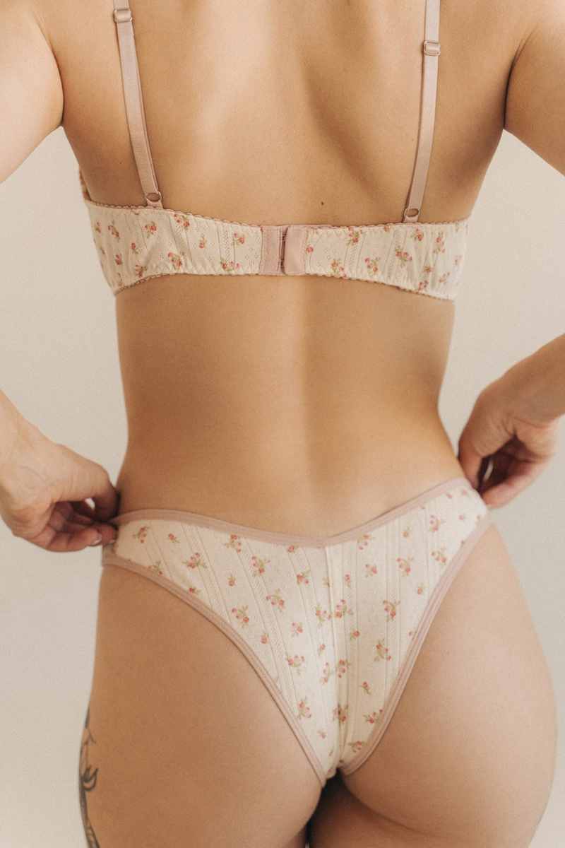 Танга-галочка Daily цветочный