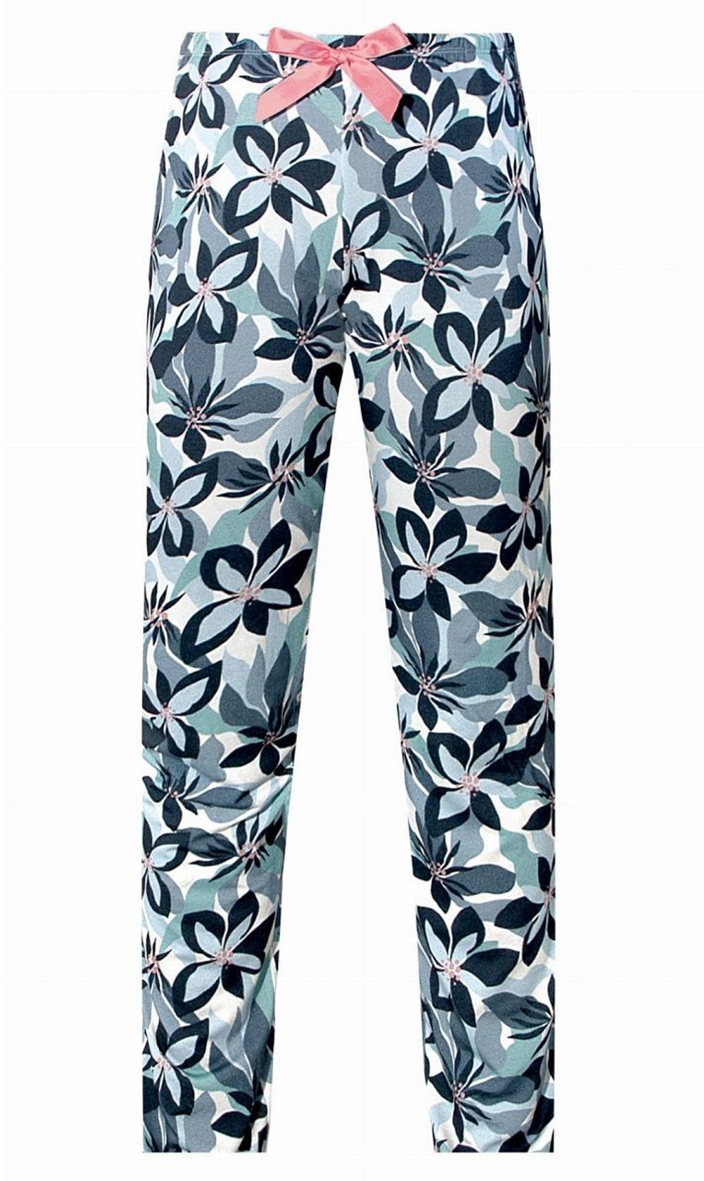 Пижама Zoya с принтом на брючках (Размер: XL) (Цвет: темно-бирюзовый)